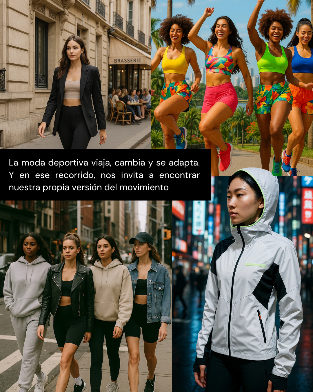 ¿Qué se está usando en otras partes del mundo? Tendencias globales en activewear