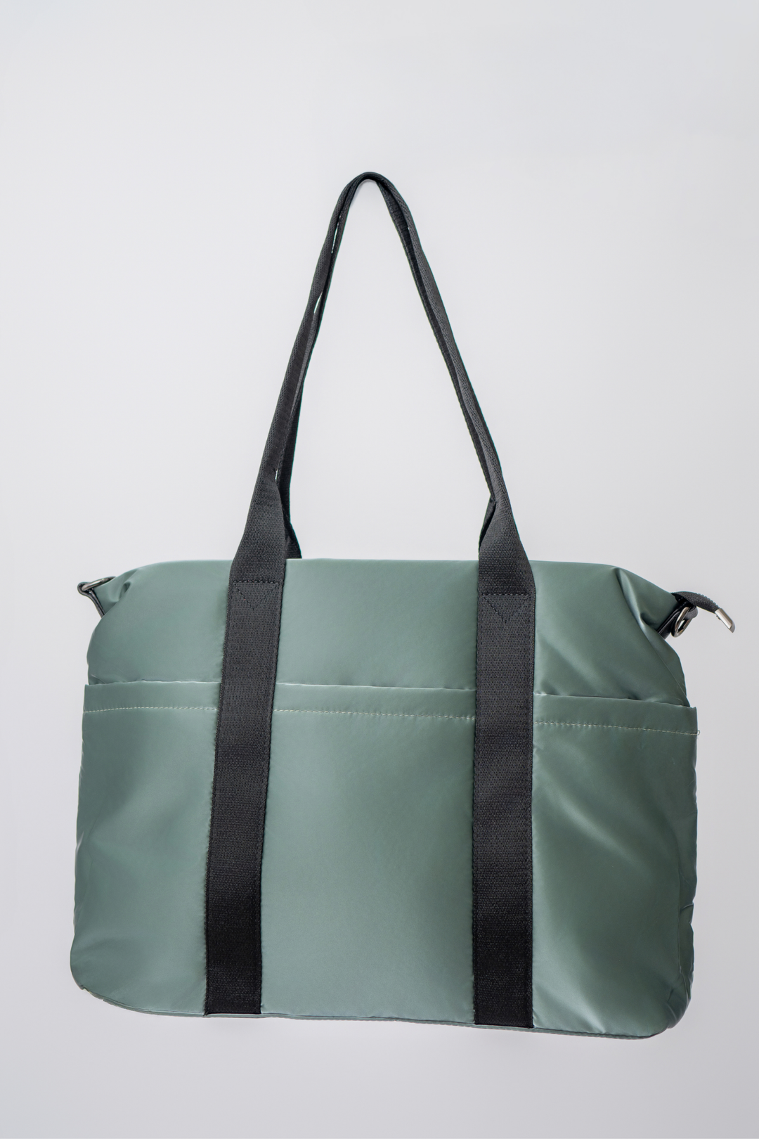 BOLSO IMPERMEABLE METALIZADO VERDE GRISÁCEO
