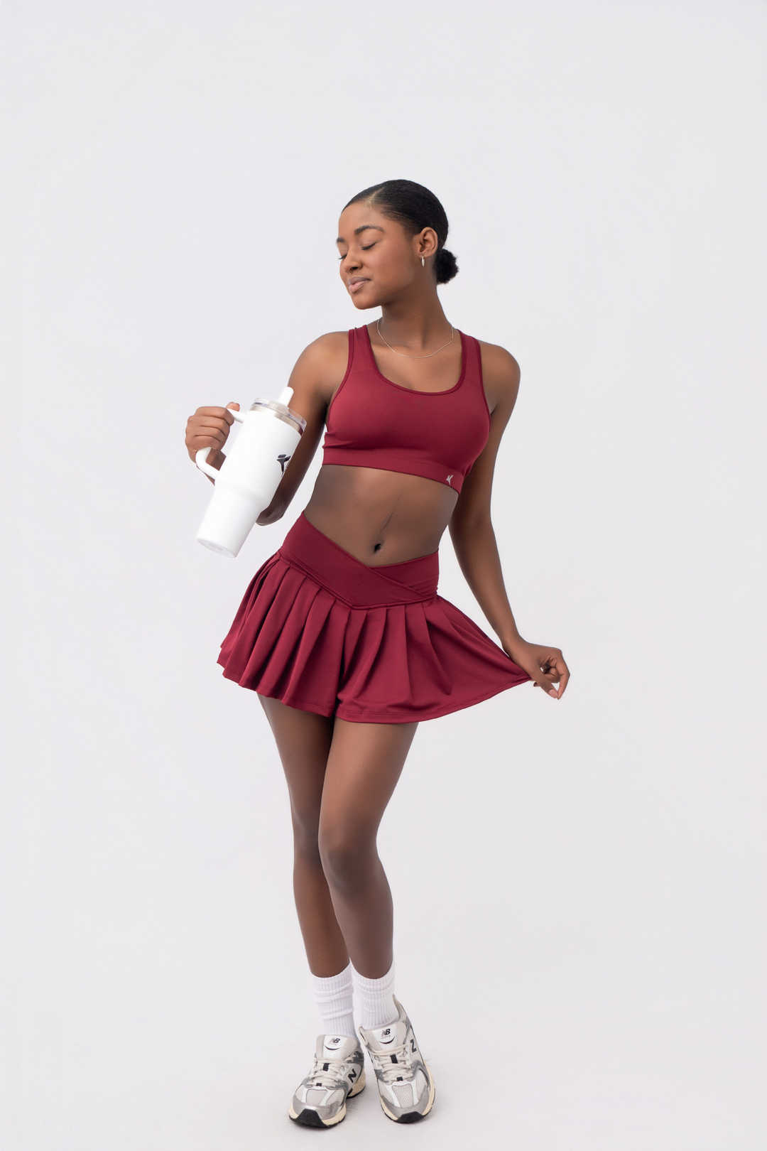 FALDA SHORT TENIS RED VELVET