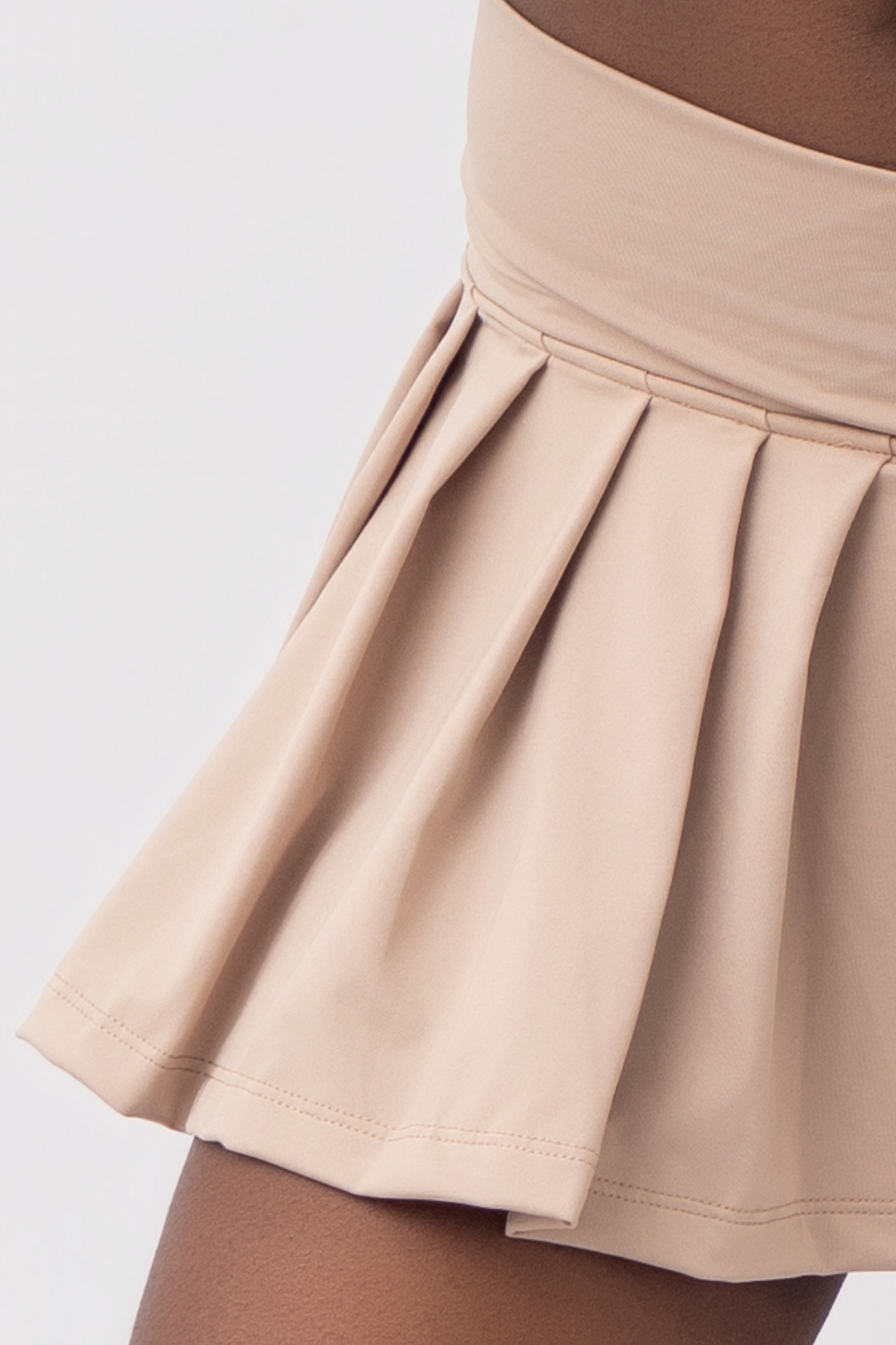 FALDA SHORT TENIS BEIGE