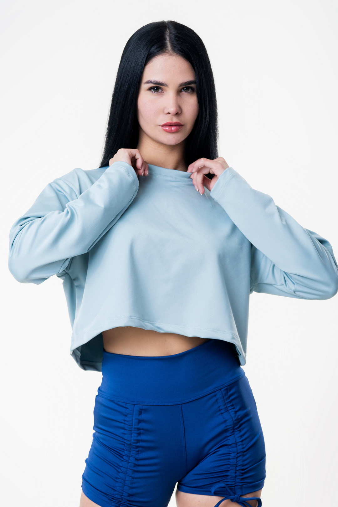 POLERA AEROFLEX CELESTE