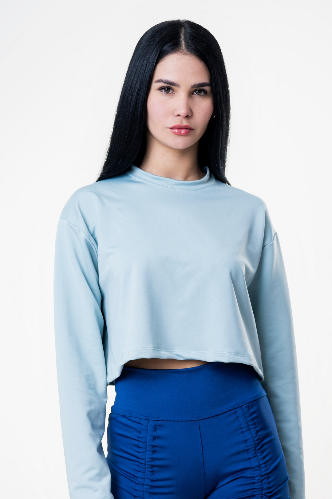 POLERA AEROFLEX CELESTE