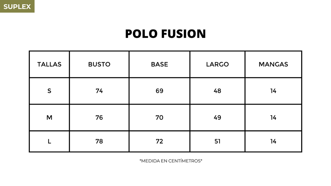 POLO MANGA CORTA FUSION NEGRO