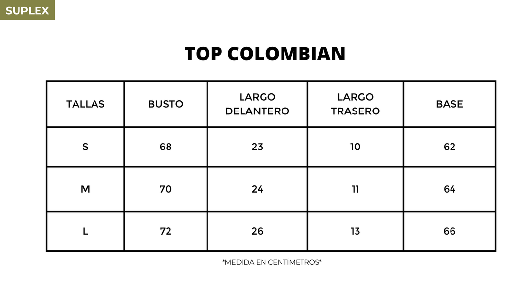 TOP COLOMBIAN BEIGE