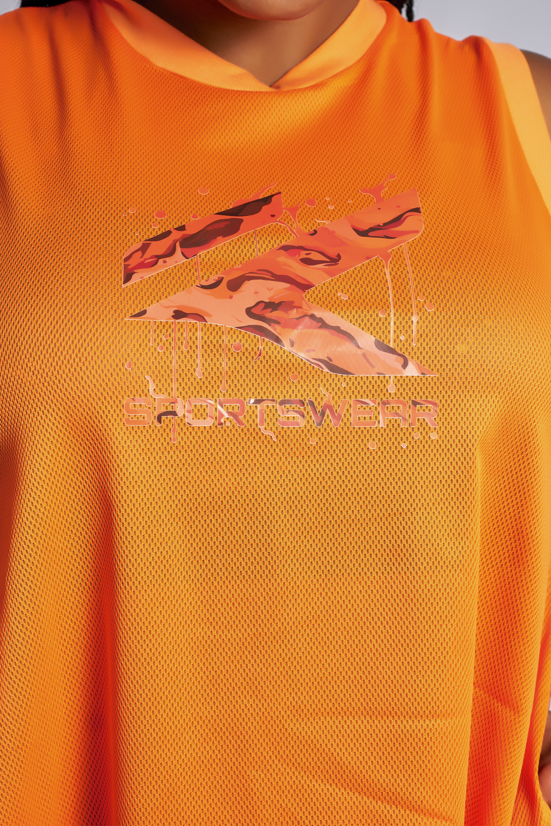 SUDADERA SPORT WF01 NARANJA