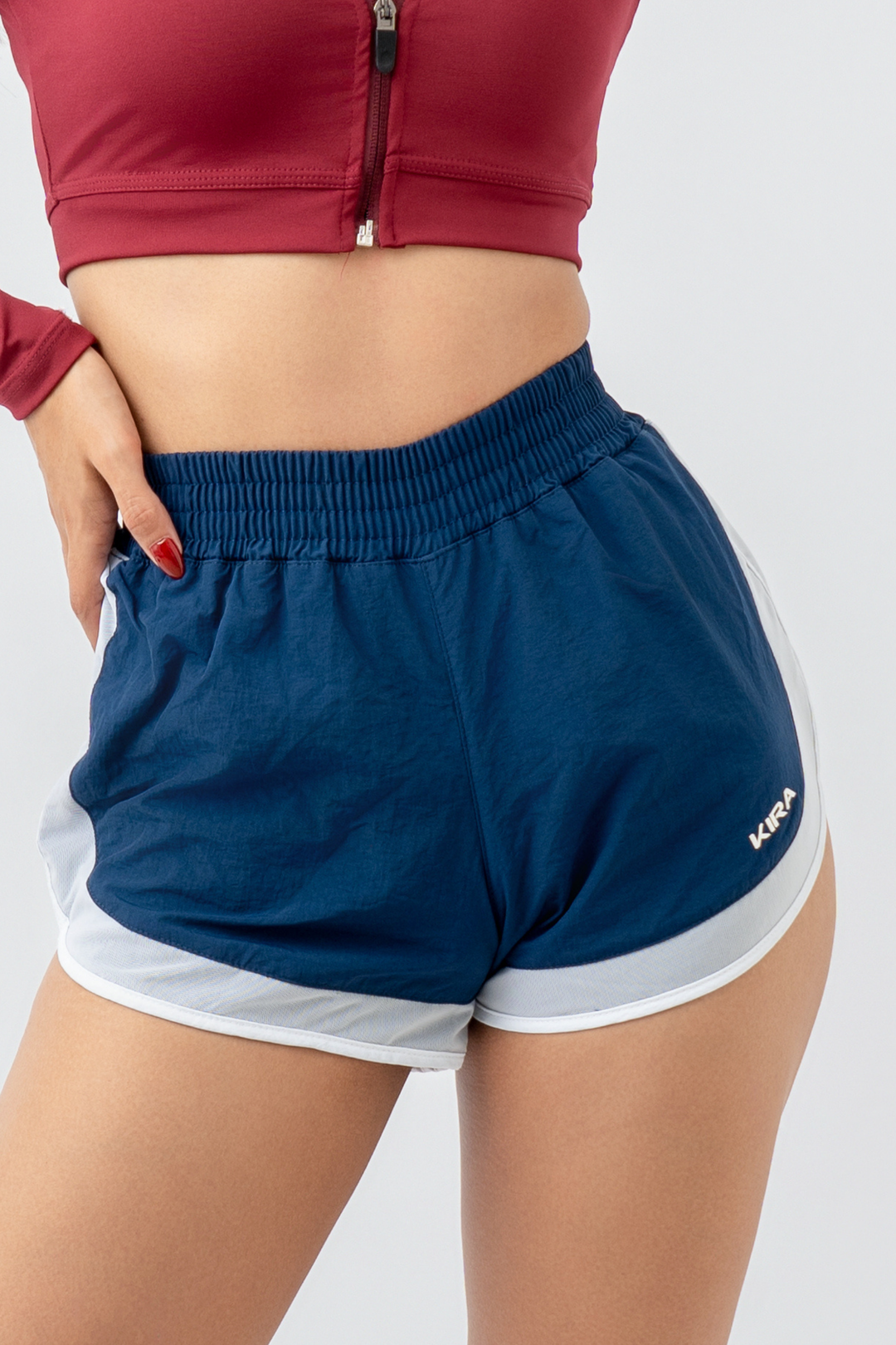 SHORT LIGHT MODA AZUL NOCHE