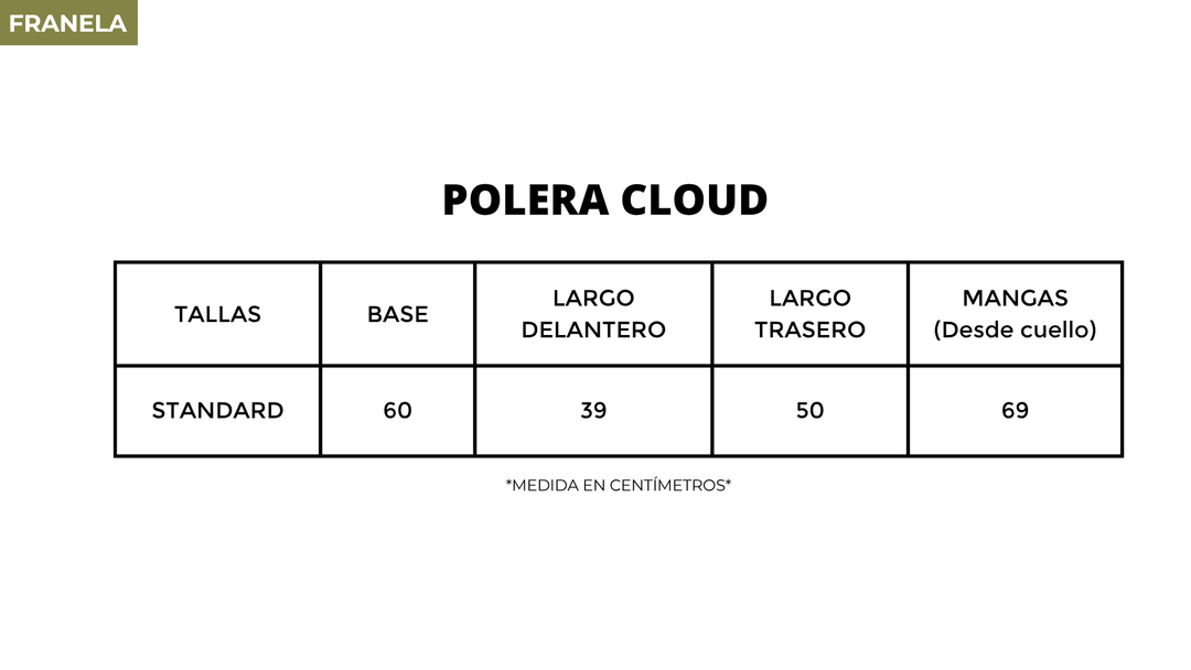 POLERA CLOUD NEGRA