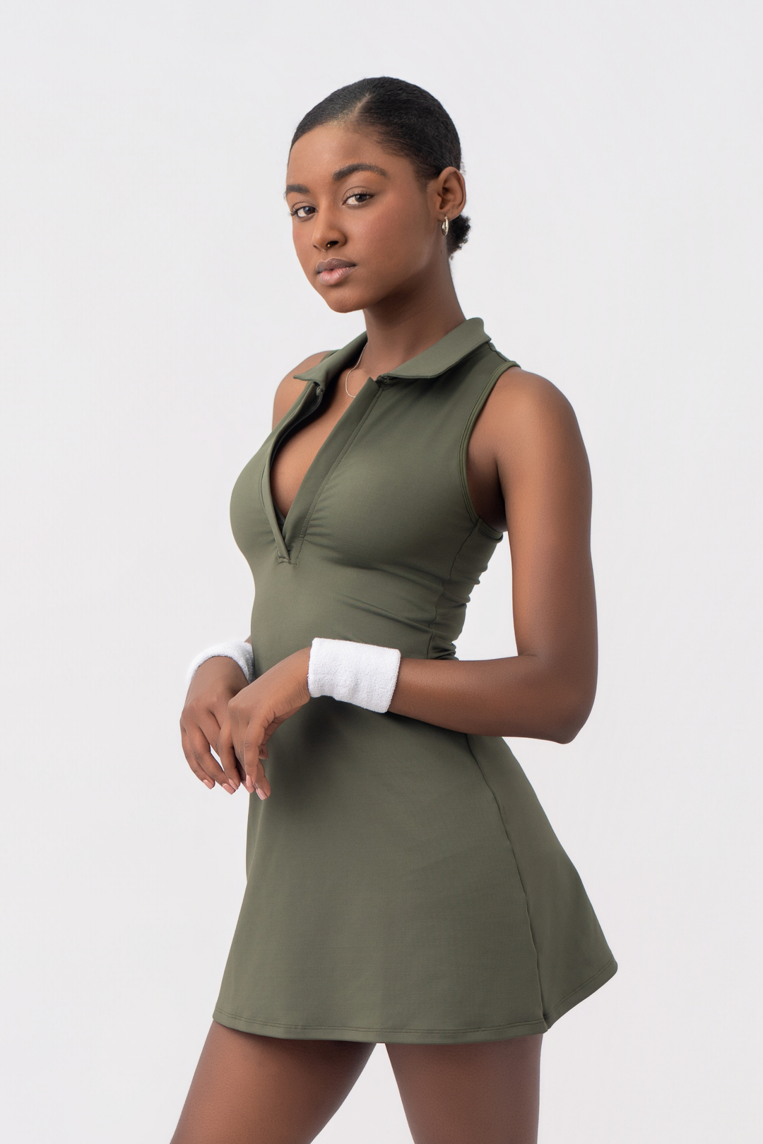 VESTIDO TENIS VICTORY VERDE MILITAR