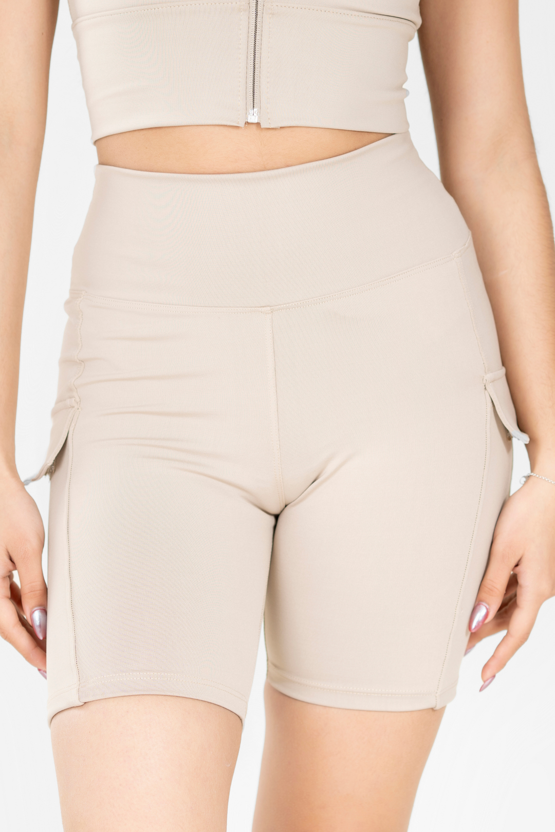 BIKER POCKET BEIGE