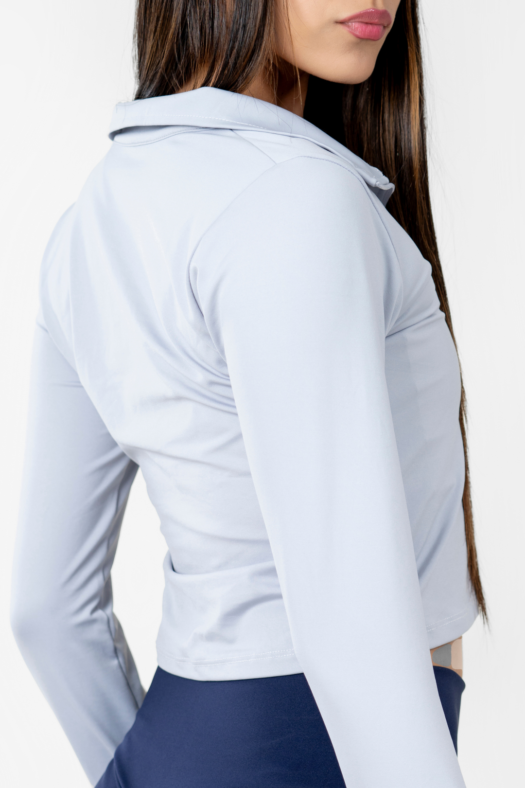 POLO ZIP PLATA