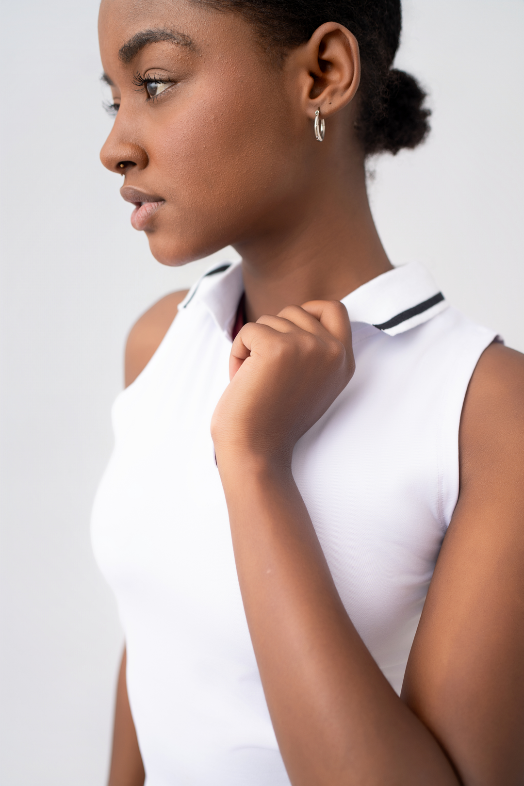 POLO LUXE MANGA CERO BLANCO