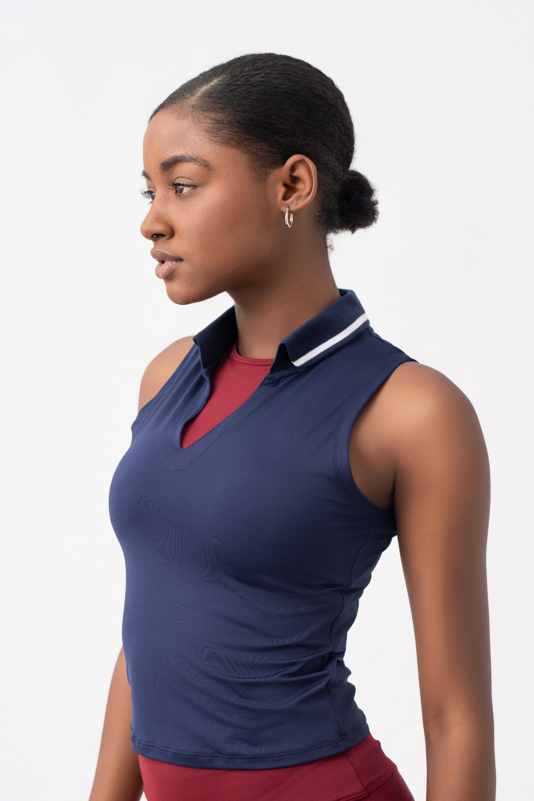 POLO LUXE MANGA CERO AZUL NOCHE