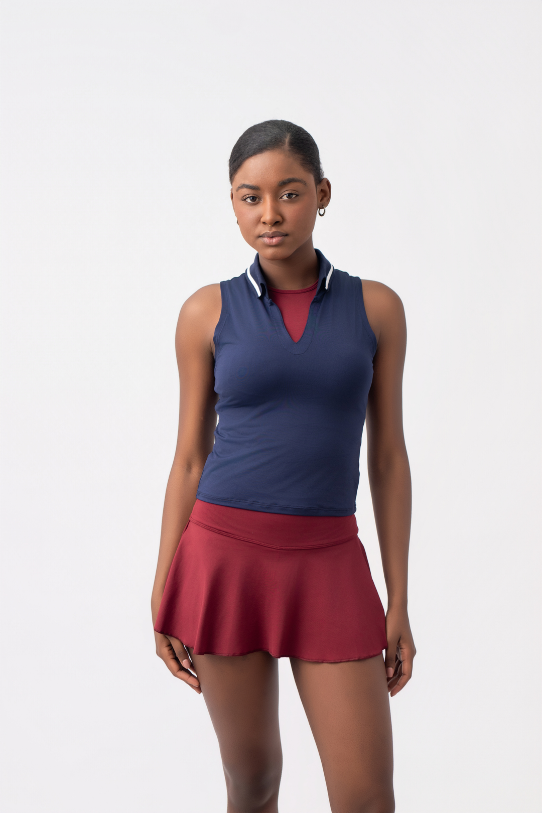 POLO LUXE MANGA CERO AZUL NOCHE