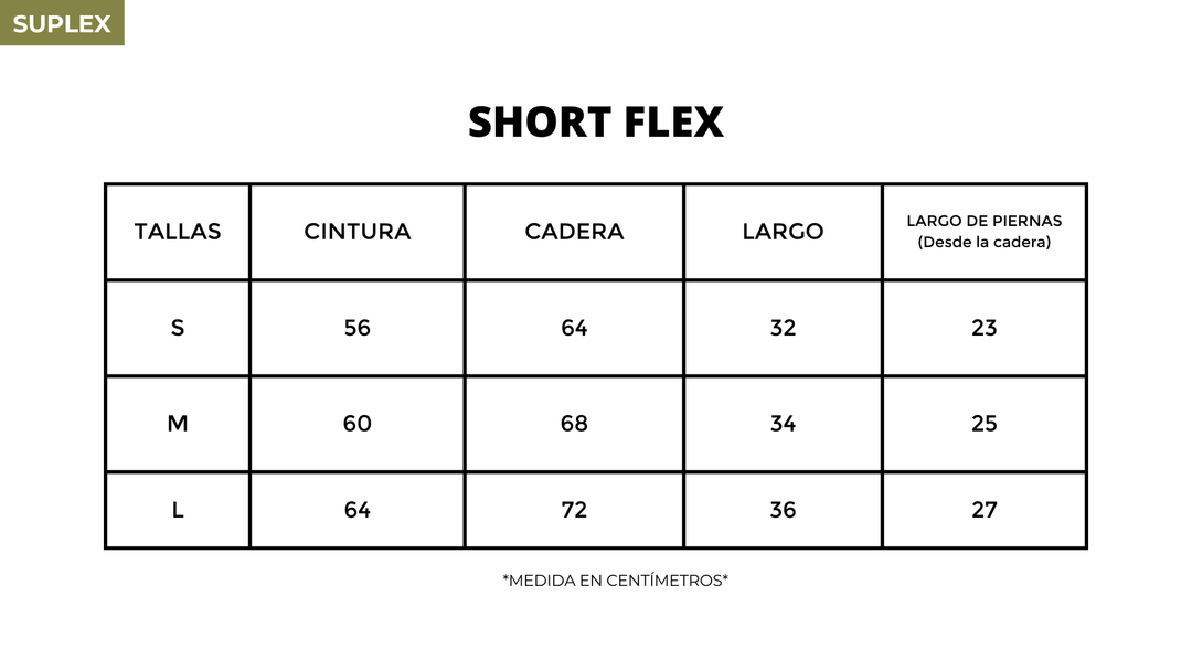 SHORT FLEX AZULINO