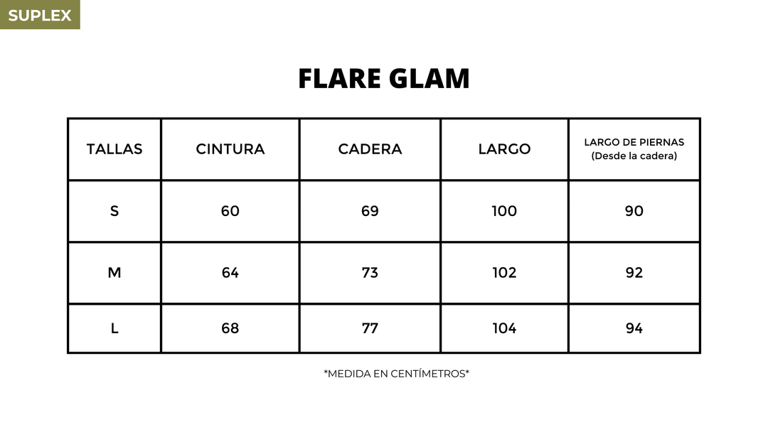 FLARE GLAM ROJO