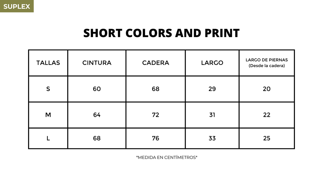 SHORT COLOR AND PRINT APL03 SALMON