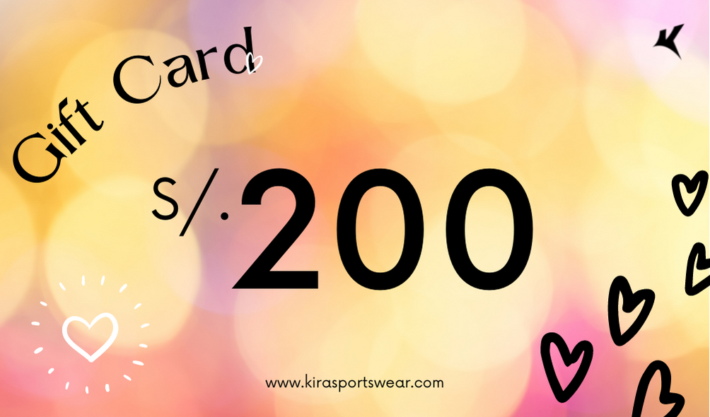 GIFT CARD SAN VALENTIN - Kira Sportswear